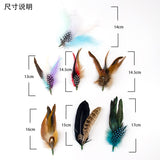 Natural Feathers Hat Decoration