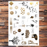 Gold Temporary Tattoos