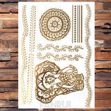 Gold Temporary Tattoos