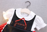 Baby Bavarian Dirndl Dress Children Oktoberfest Costumes German Baby Girl Heidi Costume