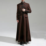 Steampunk Military Double Breasted Trench Coat