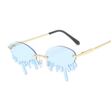 Rimless Dripping Sunglasses
