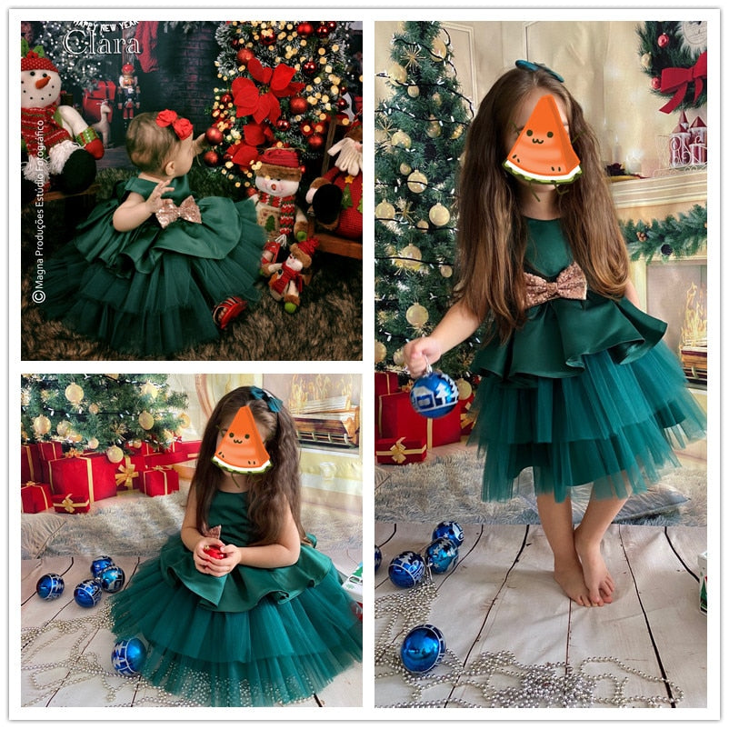 Toddler Baby Girl Christmas Concert Dresses