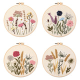 Meadow Flowers Embroidery Starter Kit With Pattern and Instructions and Hoop