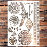 Gold Temporary Tattoos