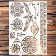 Gold Temporary Tattoos