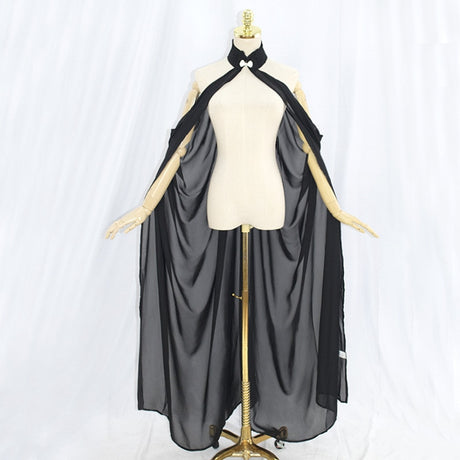 Fairy Elf Cape Elven Queen Princess Collared Cloak Medieval Cosplay Costume