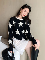 Super Star Pullover Knitted Sweaters