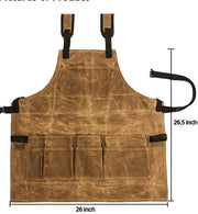 Oil Wax Canvas Steampunk Dwarfish Work Apron