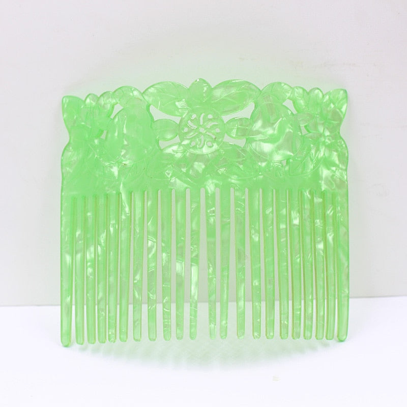 Brincos Flamencos Acetic Acid Plate Hair Combs