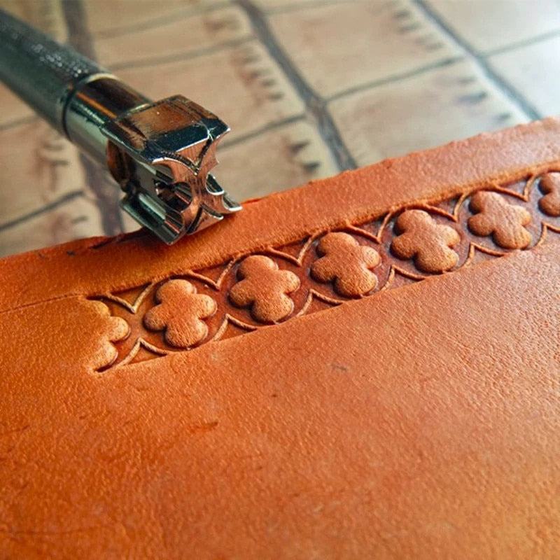 Leather Carving Embossing Tool DIY Leather Printing Stamp