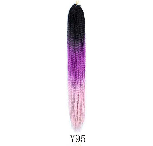 Mermaid Hair Extensions Twist Crochet Braided Hair 30 Strands