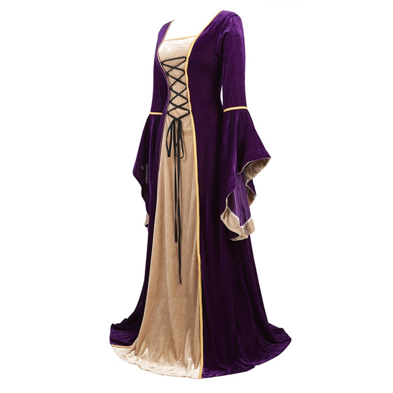 Velvet Irish Renaissance Dress Medieval Victorian Costume Dress