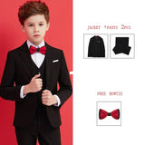 Boys James Bond 007 Suit Kids Black Formal Suit