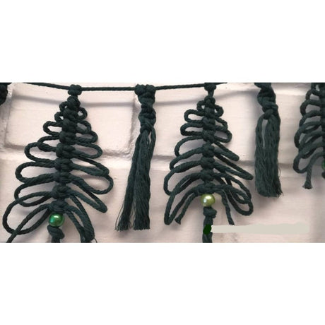Macrame Boho Christmas Tree Garland