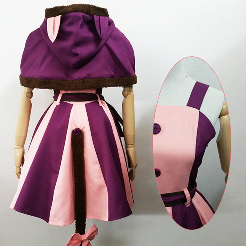 Alice In Wonderland Cheshire Cat Dresses Kids Girls Adult Cosplay Costume