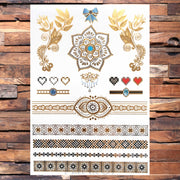 Gold Temporary Tattoos