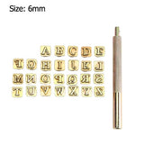 Steel Printing Punch Alphabet Letter Stamp Set Leather Embossing Stamps Leather Craft Tools