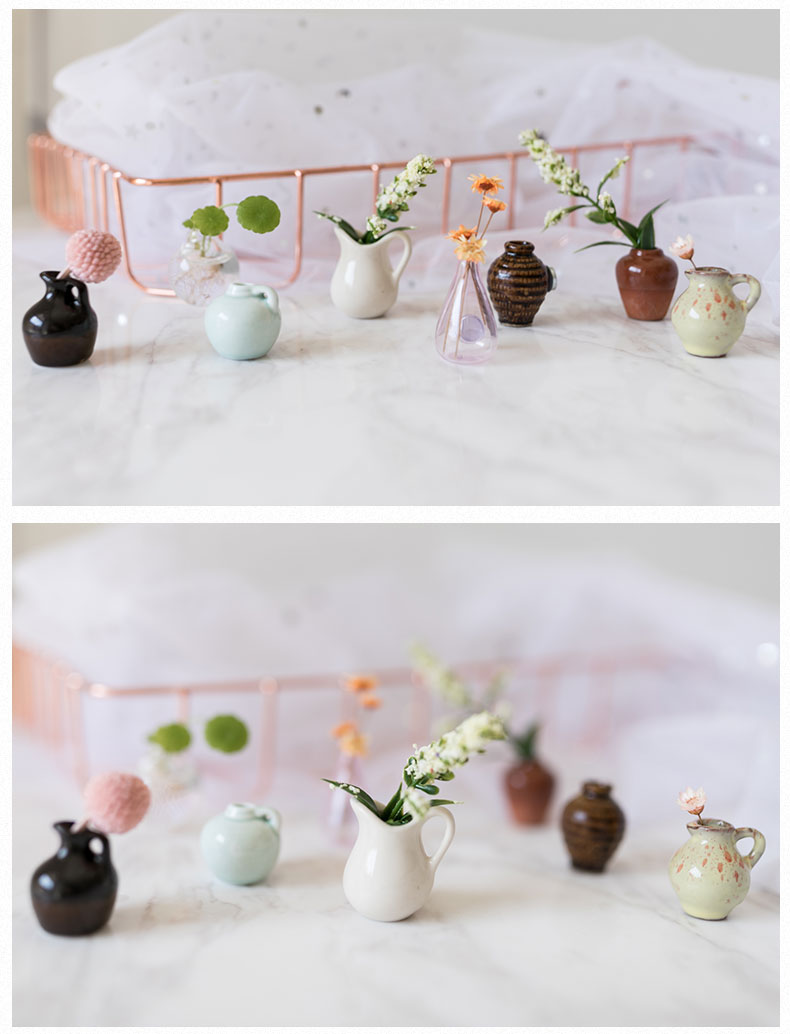Mini Ceramics Vase Fridge Magnets
