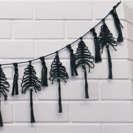 Macrame Boho Christmas Tree Garland