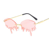 Rimless Dripping Sunglasses