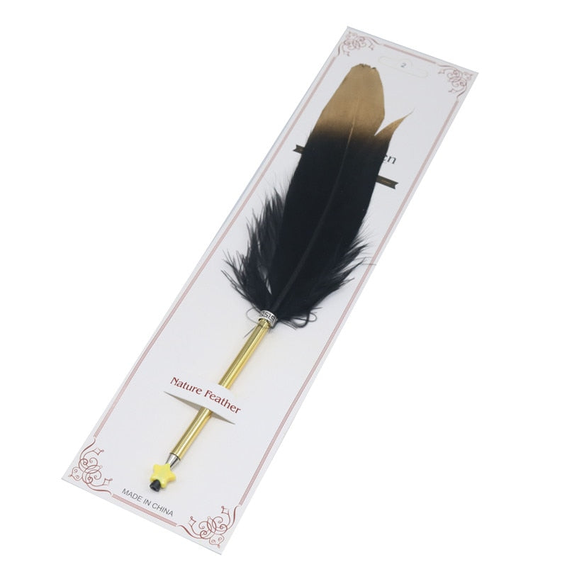 Feathery Fun Ballpoint Pens