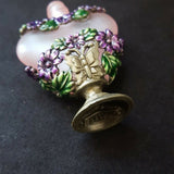 Ladybug Crystal Heart Perfume Bottle