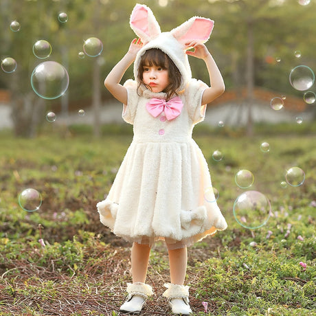 Cuddly Bunny Costume Easter Party Dress