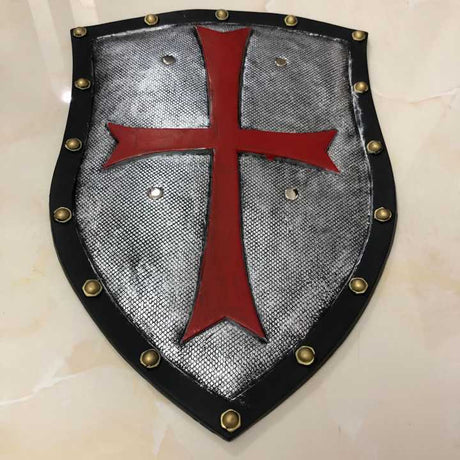 Red Crusader Knight Shield PU Armour Kids Cosplay Prop