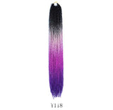 Mermaid Hair Extensions Twist Crochet Braided Hair 30 Strands