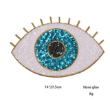 Evil Eye Iron On Sequin Patches