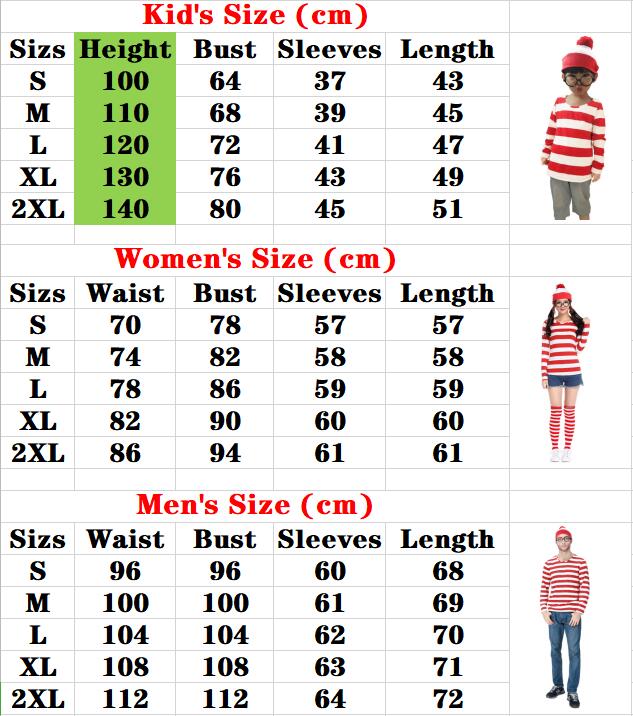 Where's Wally Costume Book Week Outfit Stripe Shirt Hat Glasses