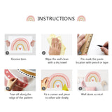 Half Circle Removable Peel and Stick Wall Sticker Wall Decal
