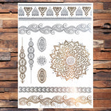 Gold Temporary Tattoos
