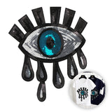 Evil Eye Iron On Sequin Patches