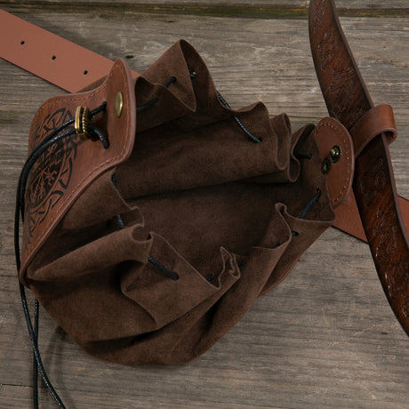 Medieval Money Pouch Bags LARP Costume Accessory Drawstring Bag Coin Purses