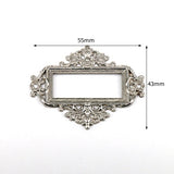 5pcs Antique Medicine Drawer Cabinet Label Frame Card Holders