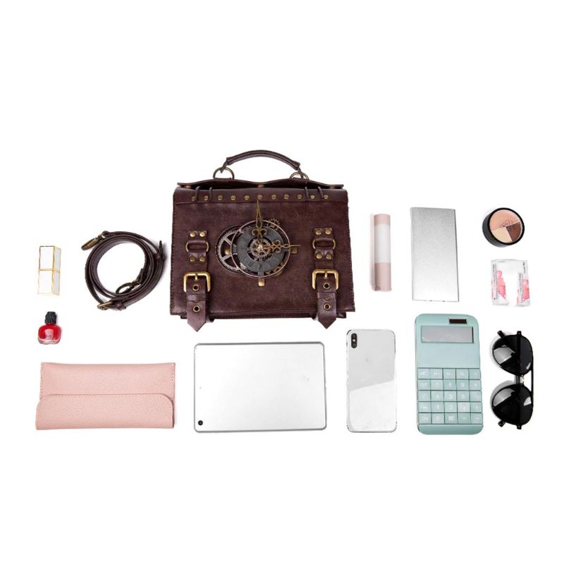Steampunk Crossbody Clockwork Shoulder Strap Bag