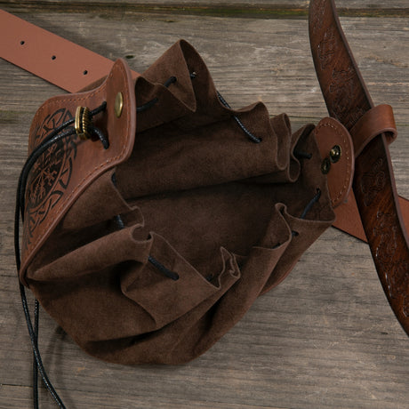 Medieval Money Pouch Bags LARP Costume Accessory Drawstring Bag Coin Purses