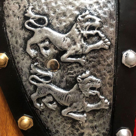 Fleur de Lis and Lion Knight Shield PU Armour Cosplay Prop