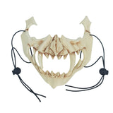 Animal Skeleton Masks Soft Half Face Mask Costume Prop Cosplay