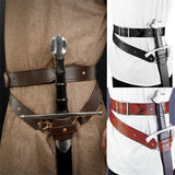 Adjustable Buckle Strap Sword Holder Belt Medieval LARP Costume Steampunk Armour Accessories