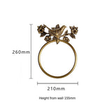 Woodland Birdy Bathroom Accessories Bird Towel Ring, Toilet Roll Holder and Towel Bar