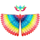 Large Felt Bird Wings and Masks Book Week Costumes Dress Up
