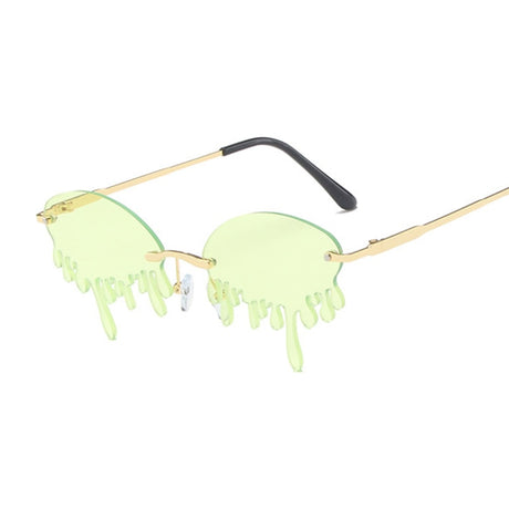 Rimless Dripping Sunglasses