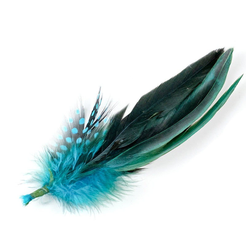 Natural Feathers Hat Decoration