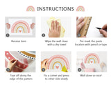 Half Circle Removable Peel and Stick Wall Sticker Wall Decal