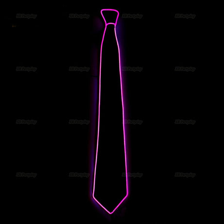 LED Light Up Jazz Hat and Ties Glow Neon Party Costumes