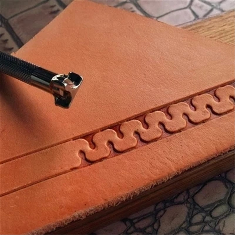 Leather Carving Embossing Tool DIY Leather Printing Stamp