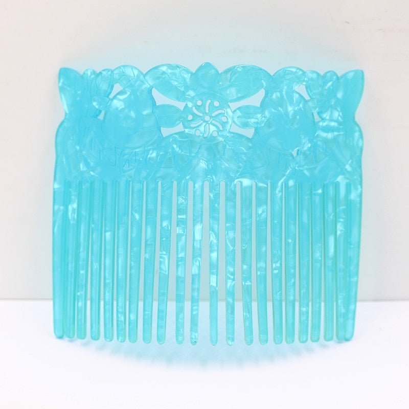 Brincos Flamencos Acetic Acid Plate Hair Combs